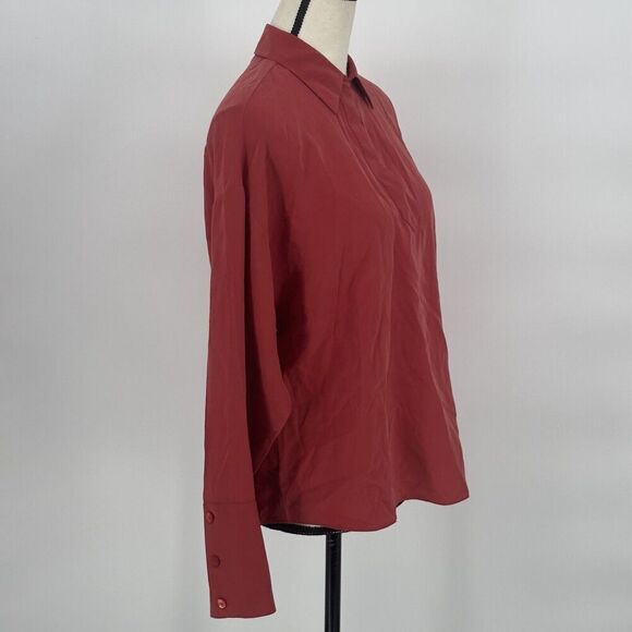 Rebecca Taylor Silk Long Sleeve Pull On‎ Top Blouse NWT $325 Size Small - Picture 10 of 13